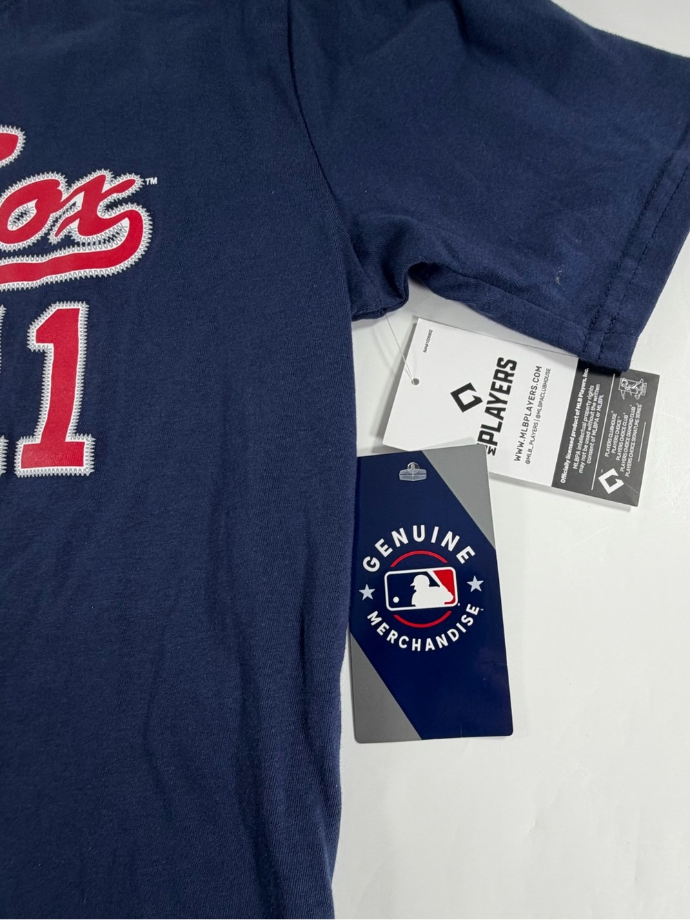 NWT MLB Genuine Merchandise Boston Red Sox Rafael Devers 11 Graphic Tee Youth XL - Picture 6 of 6